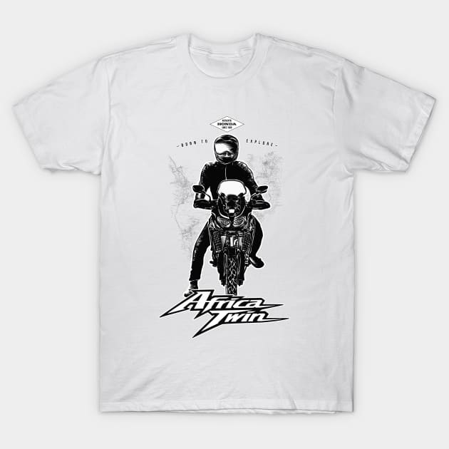 Tee shirt honda moto sale